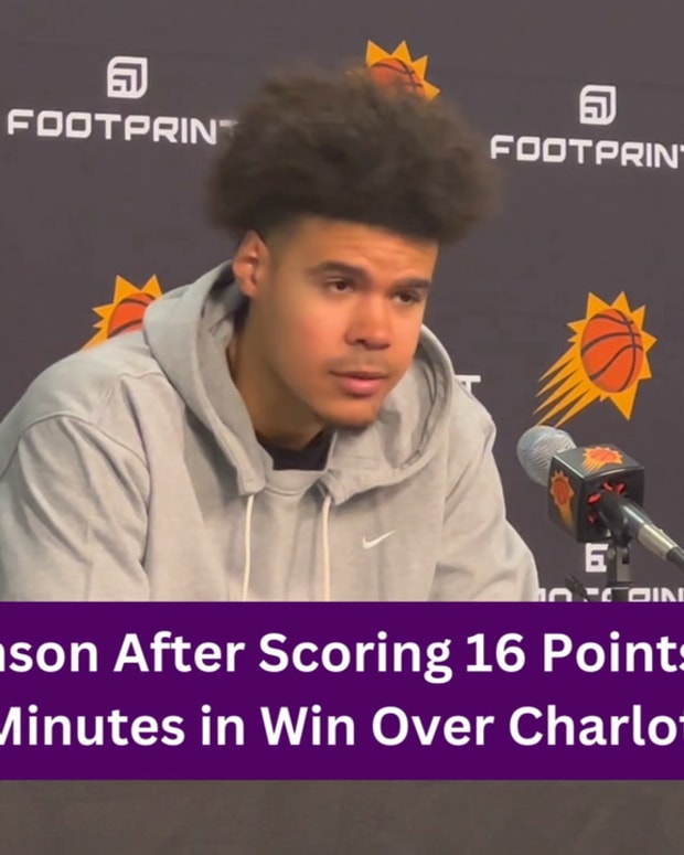Cam Johnson After Scoring 16 Points in First Six Minutes in Win Over Charlotte